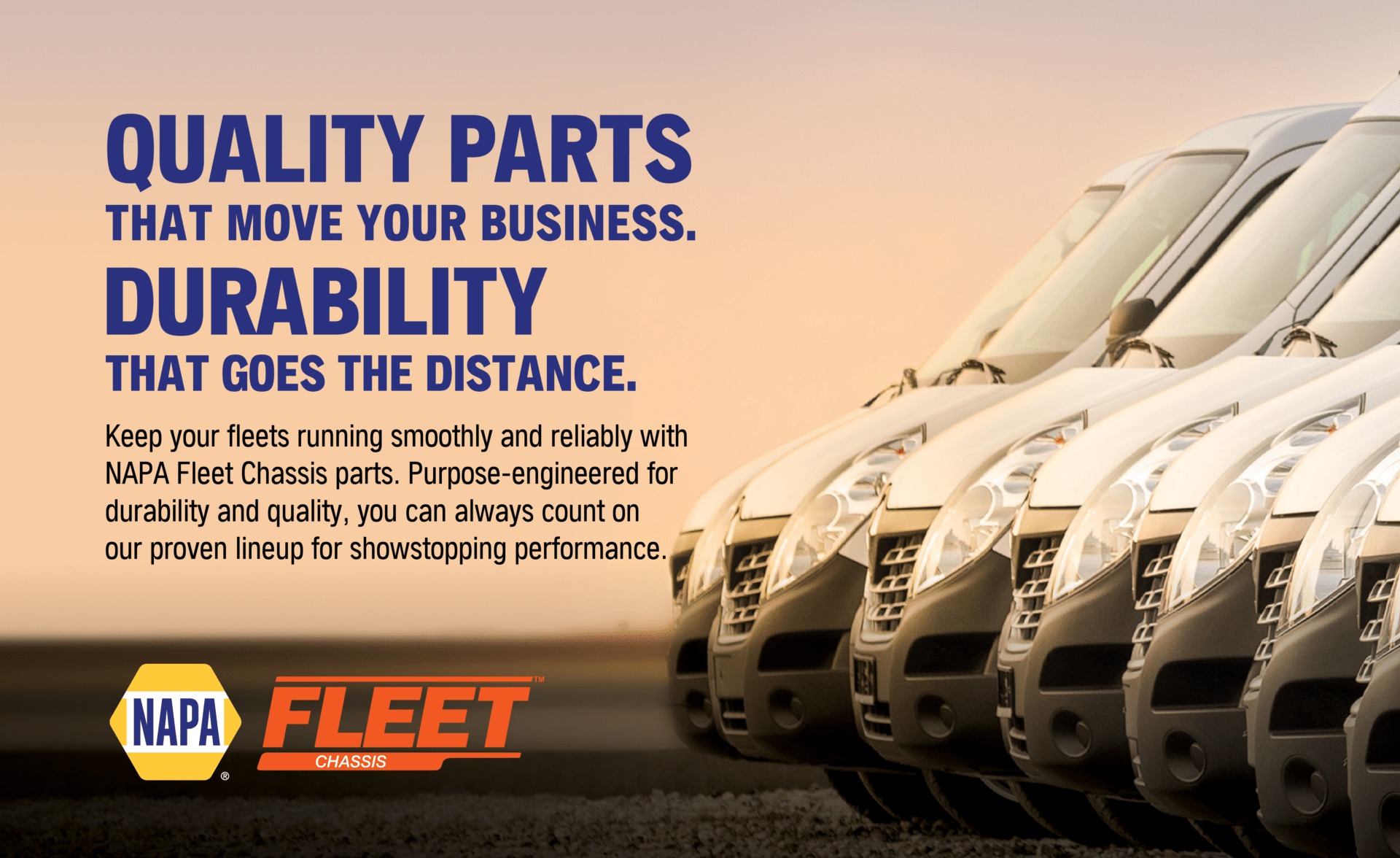 NAPA Fleet Chassis — Quality Parts That Move Your Business