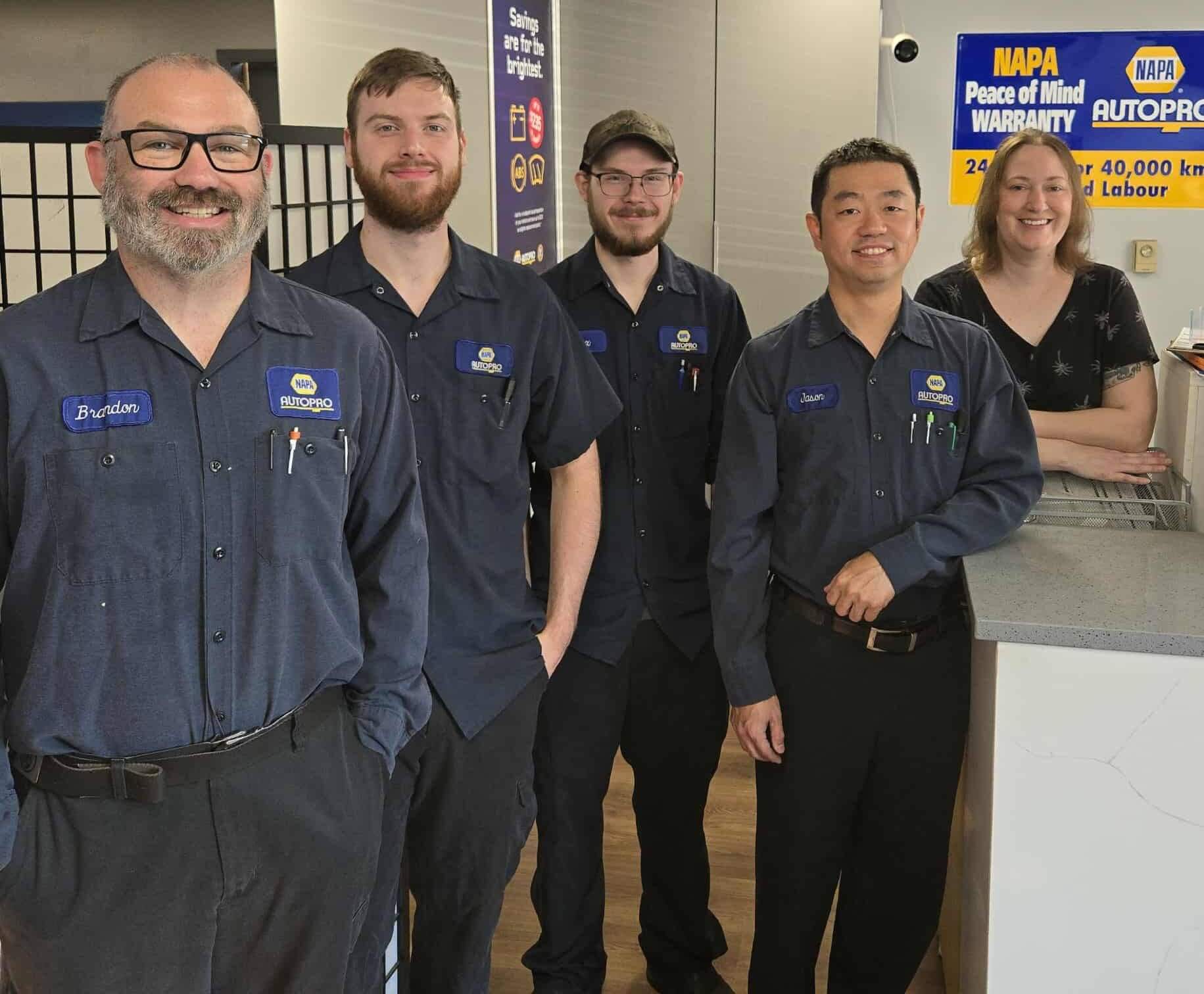 The POCO NAPA AUTOPRO team